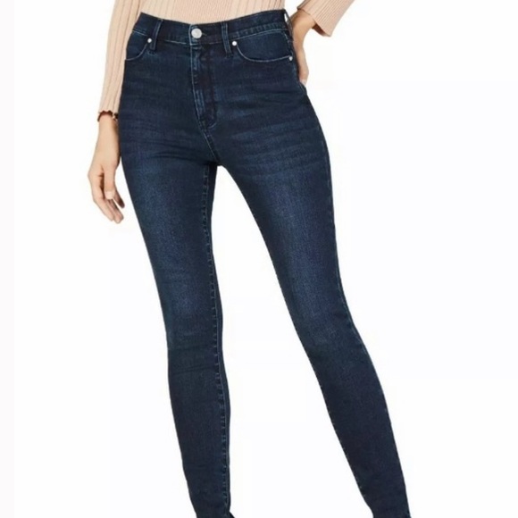 Kendall + Kylie Women's the Push up High Rise Skinny Jeans Blue Size 27